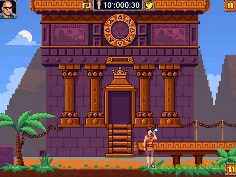Pixel Temple Expedition Game Screenshot